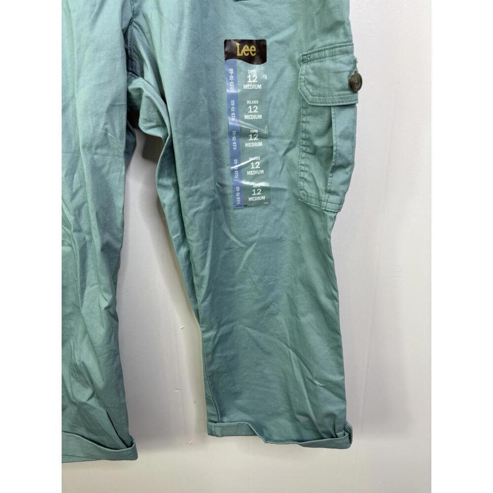 Lee Women's Mint Green Cargo Capris - Picture 4 of 9